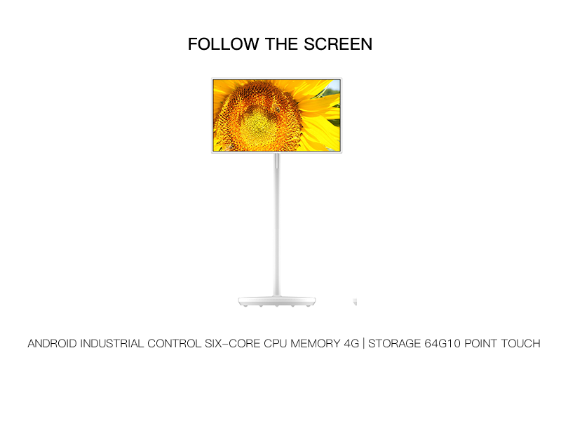 A 27-inch Barney heart screen